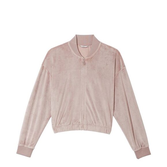 VICTORIA'S SECRET
Velour Bomber Jacket mauve size‎ XXL NWT in packaging - Picture 2 of 6